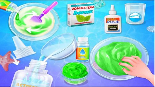 史莱姆粘液涂色画画 史莱姆粘液涂色画画