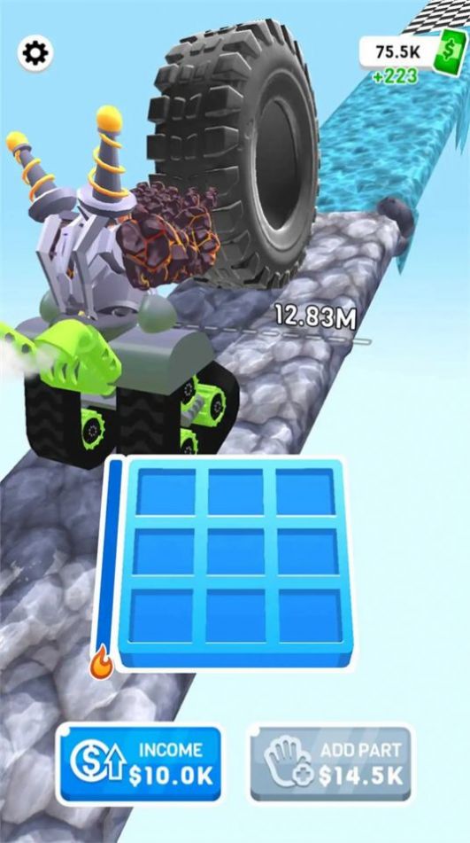 合并空闲推动器3D