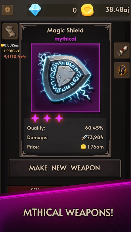 放置武器库存是一款让玩家通过收集材料和道具来锻造武器的游戏，游戏的目的就是打造强大的武器，很多不同的战斗方式等你来完成，运用不同的动作战斗玩法来达成游戏的目标，游戏中为了击败强大的敌人，往往需要对应属性的武器，感受锻造带来的乐趣吧。  放置武器库存优势 1、体验锻造带来的别样趣味，感受一次次金属锻造的乐趣。  2、不同的武器相互搭配，往往能更好的击败敌人。  3、游戏会有些支线任务，会要求玩家锻造很多独特定位的武器。  1695862910149370.jpg  放置武器库存特色 1、丰富多样的武器系统：拥有大量的武器和部队种类，例如各种类型的坦克、飞机；  2、独有的战争策略系统，玩家可以根据自身情况制定最佳的战术和策略以取得胜利；  3、十分细致的基地建造系统，玩家可以根据自己的需求自由的进行基地建造和升级。  放置武器库存亮点 1、放置类游戏，玩家无需长时间操作即可累计资源，保证游戏更舒适流畅的体验；  2、对手用什么武器，就用什么武器来反击，武器的多样性和强大性能，最猛反击；  3、世界可以见到各种三国名将，跟他们攀比兵功、比人气，对抗贺兰山。  放置武器库存玩法 1、史诗级的战争策略游戏，玩家可以体验到从创建军队到打仗的全部流程；  2、游戏内容丰富多彩，玩家可以享受到放置类游戏、策略游戏和战争很不错；  3、游戏具有高度的可玩性和挑战性，对玩家提供大量的战争技巧与晋级体系。  1695862922197929.jpg  放置武器库存点评 优秀的锻造玩法，合成和养成融合出独特的游戏乐趣。