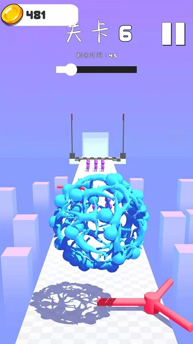 人潮汹涌无广告