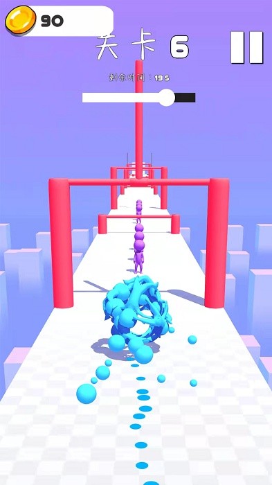 人潮汹涌无广告