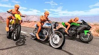 摩托车假人碰撞测试