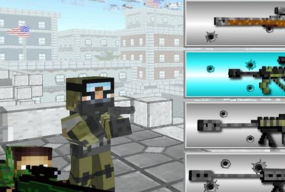 美国方块狙击手生存无敌版