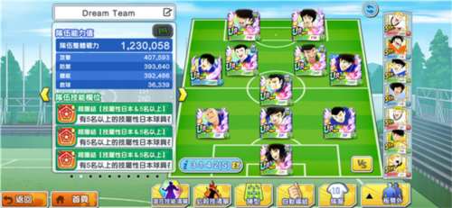 足球小将翼梦之队伍国际服