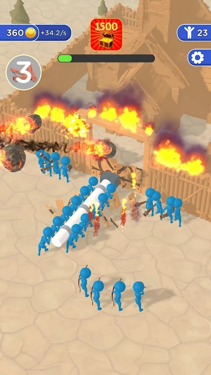 空闲攻城锤城堡无限金币