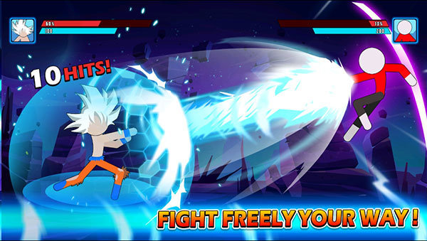 火柴人悟空格斗解锁全部人物