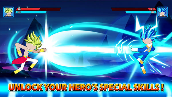 火柴人悟空格斗解锁全部人物