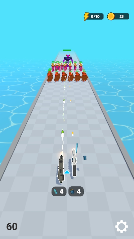 收集子弹并战斗 收集子弹并战斗