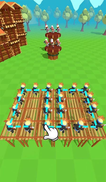 弓箭手团结射击