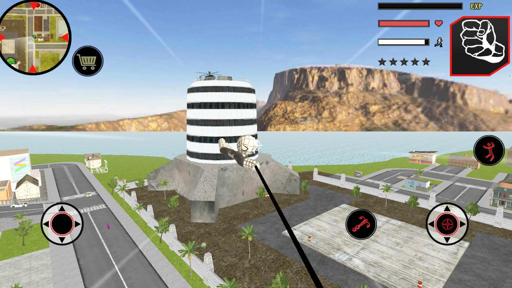 蜘蛛火柴人绳索英雄2无限金币版