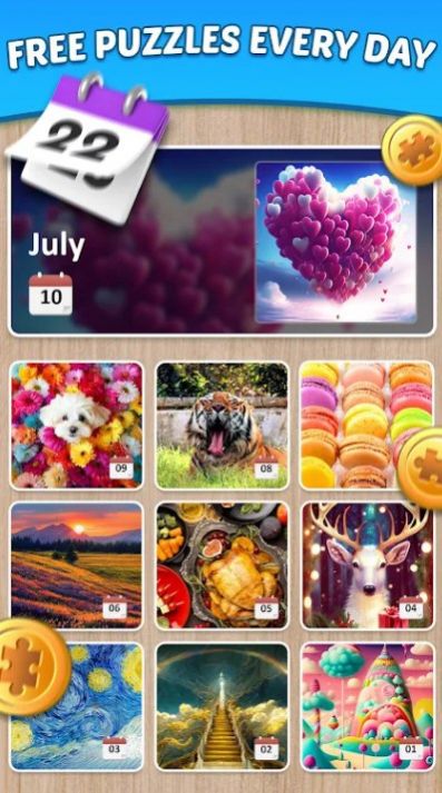 多层次拼图 多层次拼图