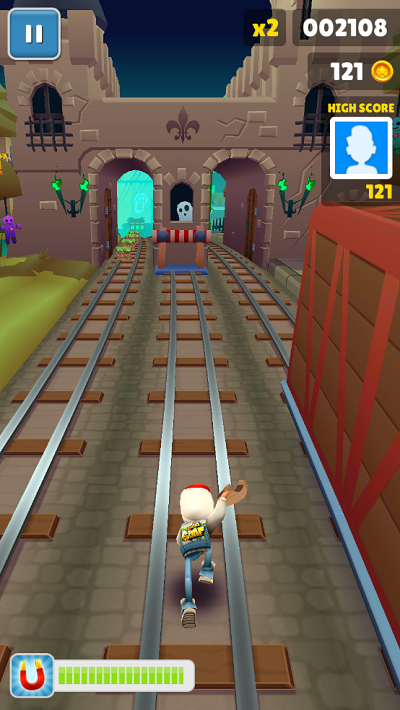 地铁跑酷草方块金币版本 地铁跑酷草方块金币版本